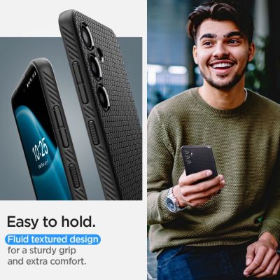 10. Spigen Liquid Air Hülle für Samsung Galaxy S24 – mattschwarz