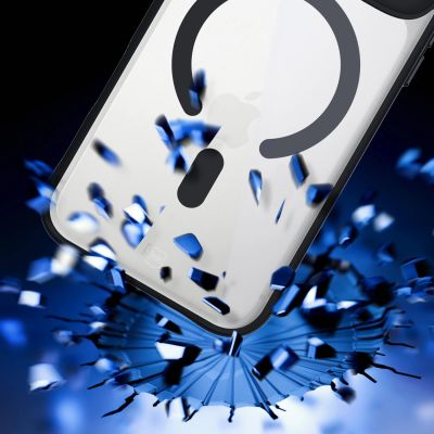 3. 3mk Satin Armor MagCase für iPhone 17 Pro - Transparent Schwarz