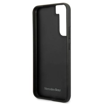 7. Mercedes Lederhülle mit Sternenmuster für Samsung Galaxy S22+ – Schwarz