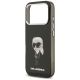 6. Karl Lagerfeld IML Aquarelle Karl & Logo MagSafe Hülle für iPhone 17 Pro - Schwarz