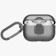 2. Uniq Glase Pro Schutzhülle für AirPods Pro 3 mit Schloss – Transparent Schwarz