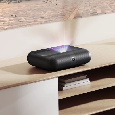 2. Yaber K300s Multimedia-Laser-RGB-FullHD-1080p-Projektor mit JBL-Lautsprechern – Schwarz