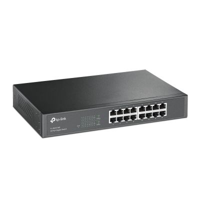 2. TP-Link TL-SG1016D(UN) Netzwerk-Switch, unmanaged L2 Gigabit Ethernet (10/100/1000), Schwarz