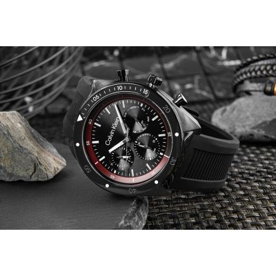 6. CALVIN KLEIN CK Flex 25200467 Herrenuhr + Box