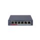 Hikvision DS-3E1106P-EI Managed Fast Ethernet (10/100) Netzwerk-Switch mit PoE-Unterstützung, Grau
