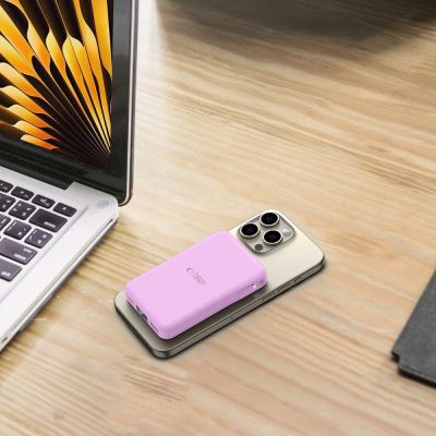 9. Powerbank Tech-Protect PB31 MagSafe 10000mAH - lila