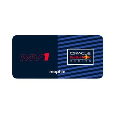 2. Powerbank Mophie Powerstation Plus 10K Red Bull Racing MV1 – Powerbank 10000 mAh mit integriertem USB-C- und Lightning-Kabel (1x USB-C-Anschluss)