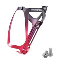 Rockbros RKL02 Flaschenhalter aus Aluminium – Schwarz und Rot
