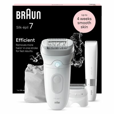 3. Braun Silk-épil 7 7-441 40 Pinzetten Silber, Weiß