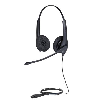 3. Jabra Biz 1500 Headset, kabelgebunden, Kopfbügel, Bluetooth, Büro/Callcenter, Schwarz