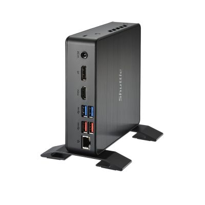 14. Shuttle NC40U Barebone-Computer, 0,84 l, Schwarz, Intel 7305 SoC, 1,1 GHz