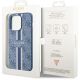 8. Guess GUHMP14LP4RPSB iPhone 14 Pro 6,1" blau/blaues Hardcase 4G bedruckte Streifen MagSafe