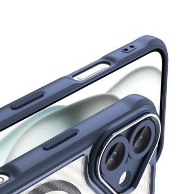 7. Leading Series MagSafe Silikonhülle für iPhone 16 – blau
