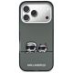 3. Karl Lagerfeld IML Karl & Choupette Peekaboo Logo MagSafe Hülle für iPhone 17 Pro - Schwarz