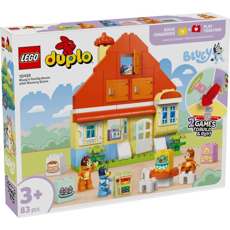 7. LEGO DUPLO Bluey 10459 Blues Familienhaus mit Memory-Spiel