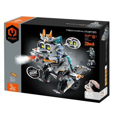 10. 3-in-1 programmierbarer Roboter-Bausatz, 408 Teile