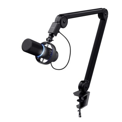 8. Trust GXT 255+ ONYX Mikrofon + Ständer (24354)