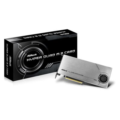 2. ASRock Hyper Quad M.2-Karte für 4x M.2 SSD (Einzelhandel)