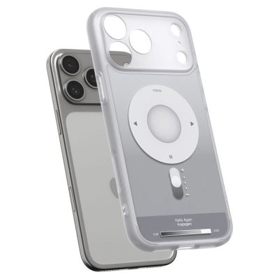 4. Spigen Ultra Hybrid MagSafe Hülle für iPhone 18 Pro / 17 Pro – Silber
