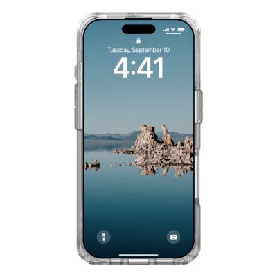5. UAG Plyo Magsafe Schutzhülle für iPhone 16 Pro, kompatibel mit MagSafe (Eis/Gold)