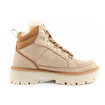 13. O'Neill Winterstiefel Damen Wanderstiefel Stiefeletten isoliert modisch Beige Braun