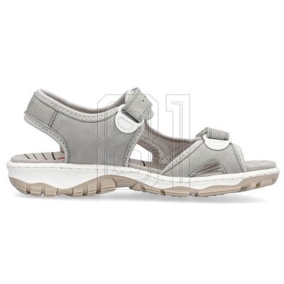 10. Bequeme Rieker W RKR674 Sandalen grau