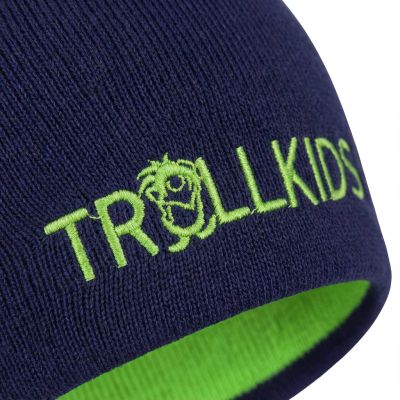 3. Trollkids Kinder Troll Beanie, gestrickte Wintermütze für Mädchen/Jungen, grün (920-100)