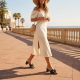7. Schwarze Damen-Flip-Flops mit Blumenmuster, Potocki LE20336