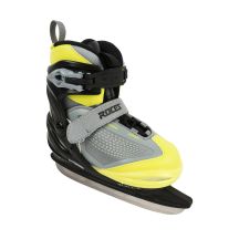 Roces Moody Ice X Eislaufschuhe Schwarz und Limette 450743 001