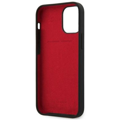 7. Ferrari FESIHCP12SBK iPhone 12 mini 5.4" schwarz/schwarz Hardcase On Track Silicone