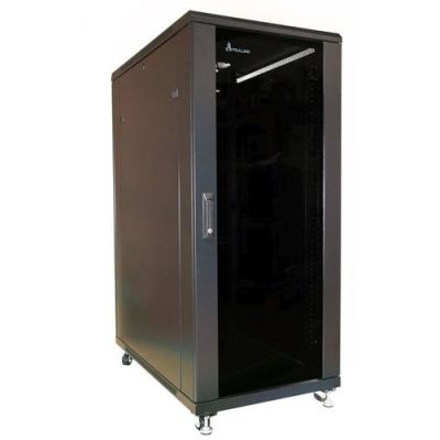 3. Extralink Rack-Schrank 27U 600x800 Schwarz Standgerät