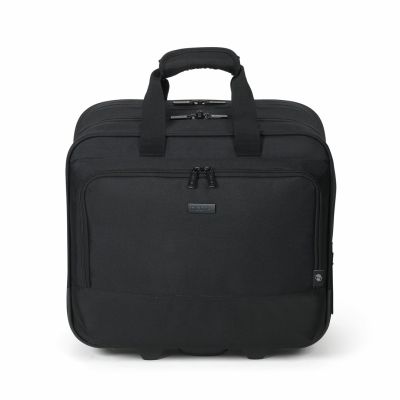 5. Dicota Laptop-Rollkoffer für Reisende (13-16 Zoll) mit Eco-Basis, schwarz