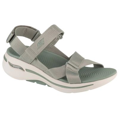 Skechers Go Walk Arch Fit Sandale - Attract 140808-SAGE Grau 39