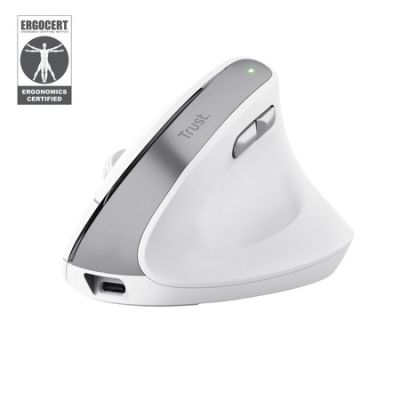 4. Vertrauen Sie BAYO II ERGONOMISCHES KABELLOSES Weiße Maus