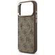 6. Guess 4G PU Classic Logo MagSafe Case für iPhone 17 Pro Max - Braun