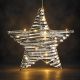 4. DEKORATIVER STERN 20 LED 30 CM SILBER