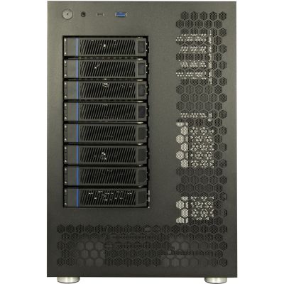 3. Inter-Tech Geh Mini IPC NAS-8 ITX, Micro-ATX, ATX 240x295x362 Gehäuse