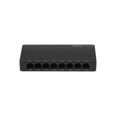 4. LANBERG SWITCH DSP2-1008-12V (8-PORT, 12V, 1GB/S)