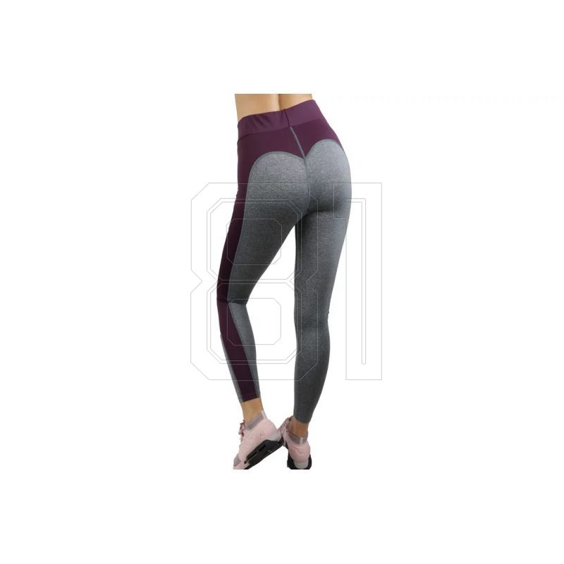 3. GymHero Leggings W GRAU-HERZ
