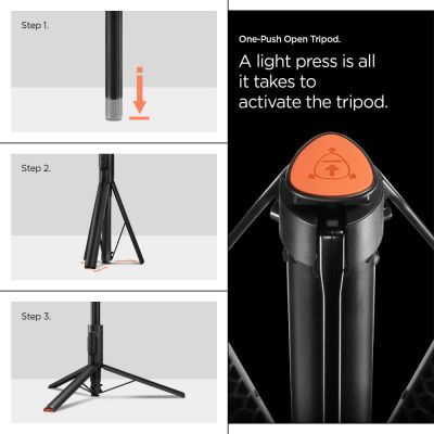 17. Spigen S541W Bluetooth-Selfie-Stick – Schwarz