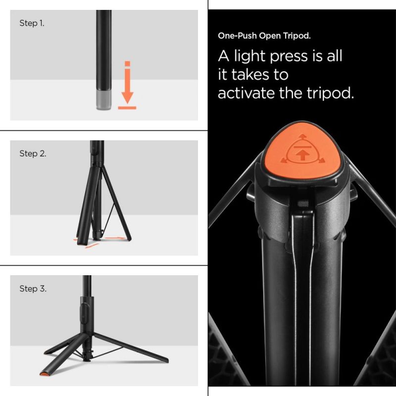 17. Spigen S541W Bluetooth-Selfie-Stick – Schwarz