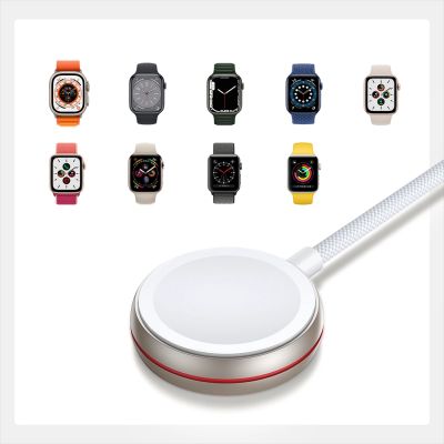 11. Joyroom induktives Ladegerät für Apple Watch 1,2 m weiß (S-IW011)