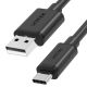 2. UNITEK USB-Kabel USB-A auf USB-C, 25 cm, Y-C480BK