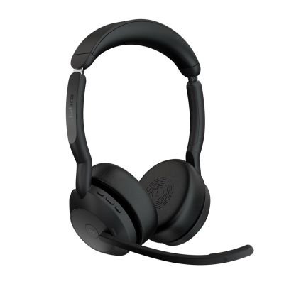 6. Jabra Evolve2 55 Wireless-Headset, Link380c MS Stereo-Ständer
