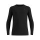 Odlo BL TOP Rundhals-Langarmshirt aus Merinowolle (260 g), Herren, Größe L, Schwarz