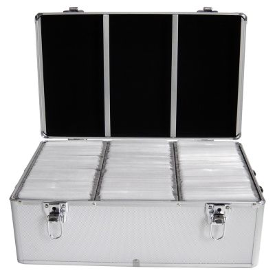 3. MediaRange BOX77 CD-Hüllen, 500 CDs, Silber