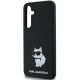6. Karl Lagerfeld Choupette-Silikonhülle für Samsung Galaxy A35 – Schwarz