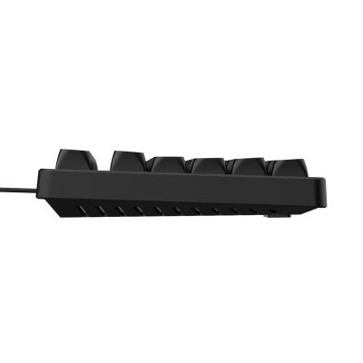4. Wozinsky WKG-200 RGB Membran-Gaming-Tastatur mit Scrollrad – Schwarz