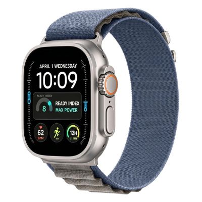 2. Tech-Protect Nylon Pro Armband für Apple Watch 44 / 45 / 46 / 49 mm – Navy-Grau
