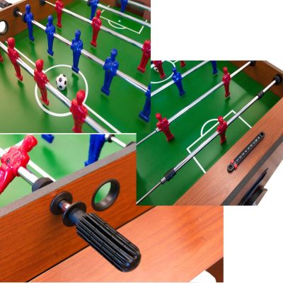 7. 3-in-1-Drehspieltisch: Billard, Tischfußball, mit Luftanschluss, 121 x 89 x 84,5 cm